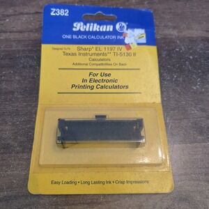 Pelikan Z382 One Black Calculator Ink Roll Sharp EL 1197 IV Texas Instruments